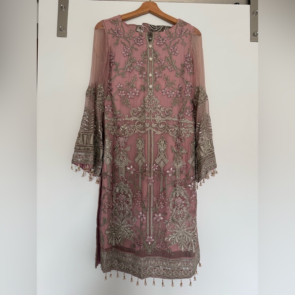 Jazmin Floraison Formal Shalwar Kameez Pakistani - image 3